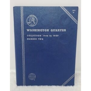Washington Quarter 1946-1959 Number 2 Whitman Coin Folder Album Vintage 9031